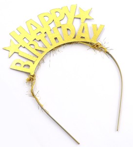 Kişiye Özel Happy Birthday Baskılı Kupa & Sarı Renk Bubble Mum & Happy Birthday Taç Hediye Seti #4
